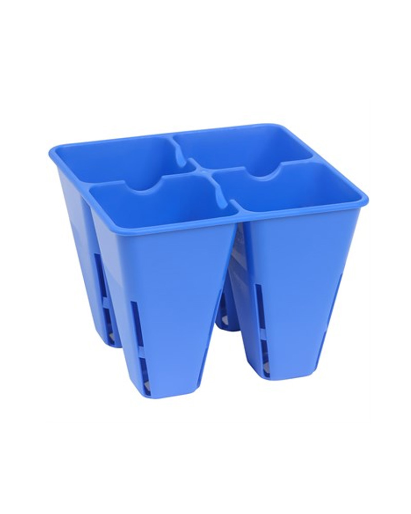 Sunpack 4 Cell Plug Tray Insert Blue