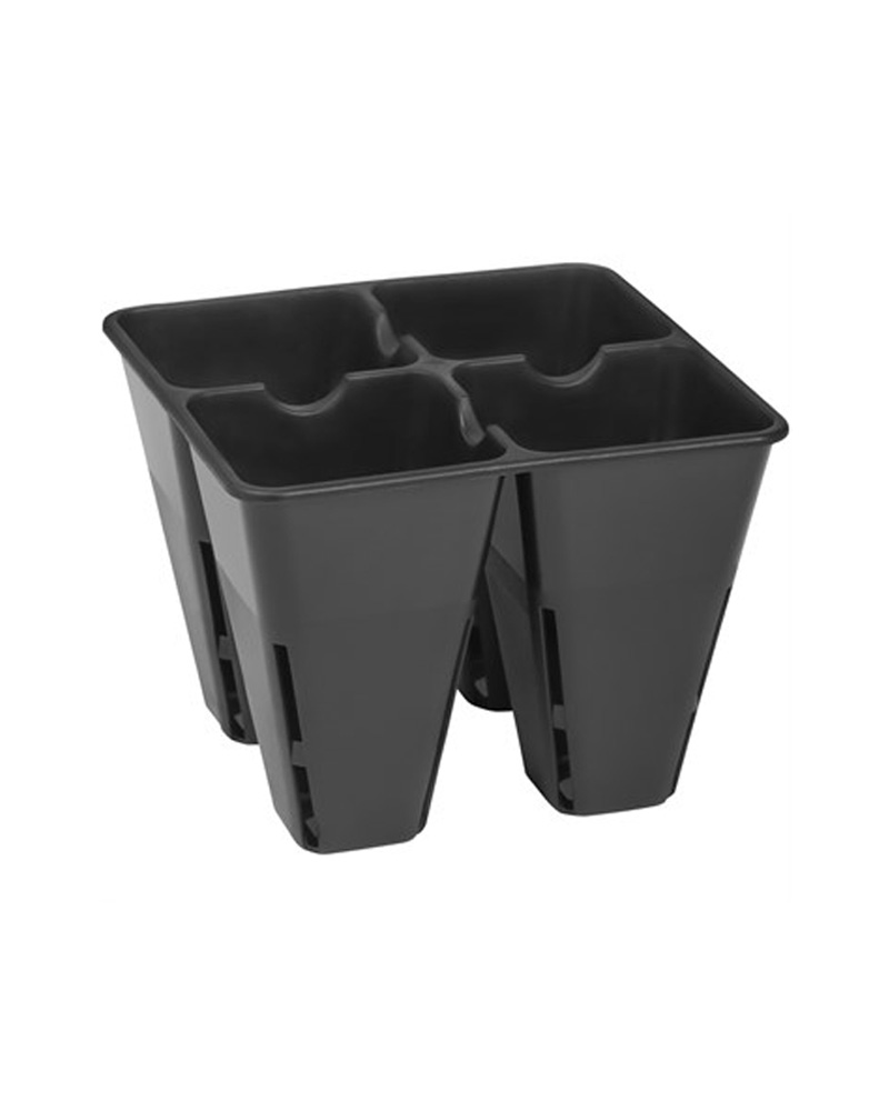 Sunpack 4 Cell Plug Tray Insert Black