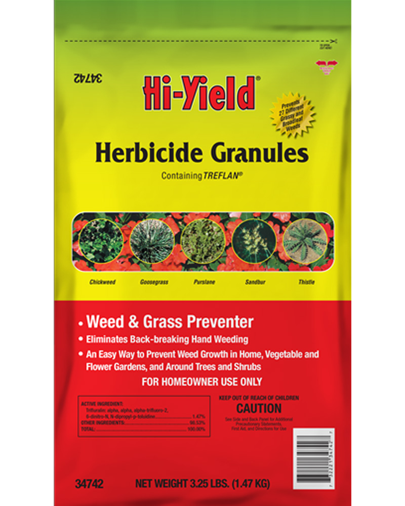 Hi-Yield Herbicide Granules Weed & Grass Preventer 3.25lb
