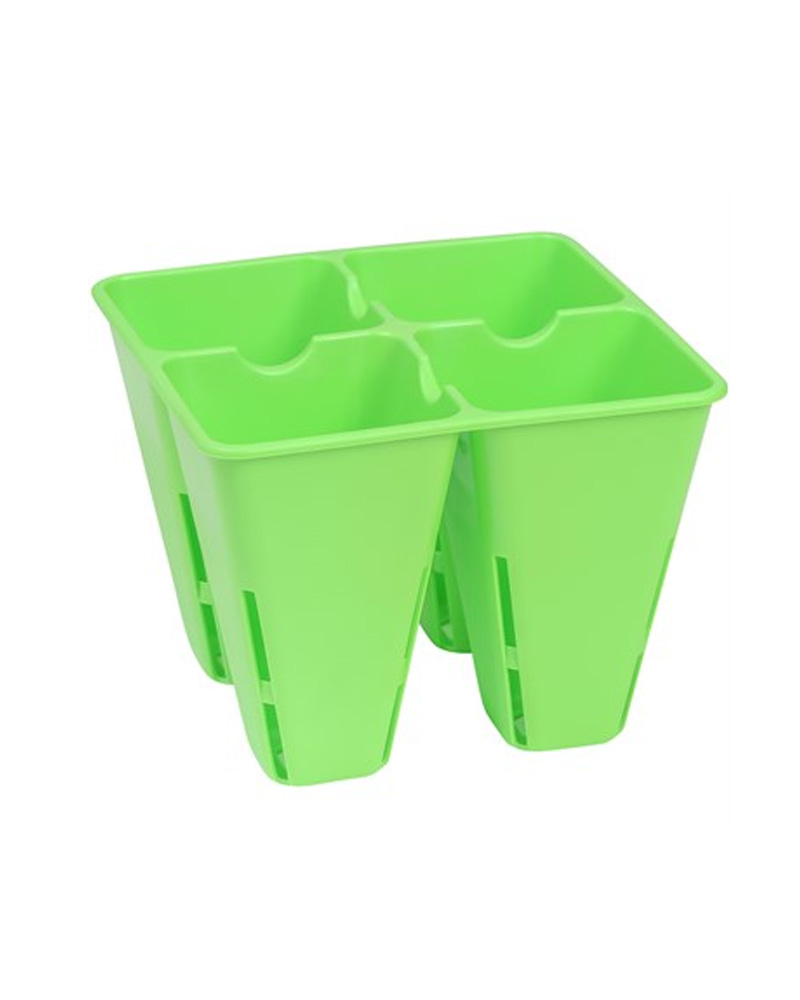 Sunpack 4 Cell Plug Tray Insert Green