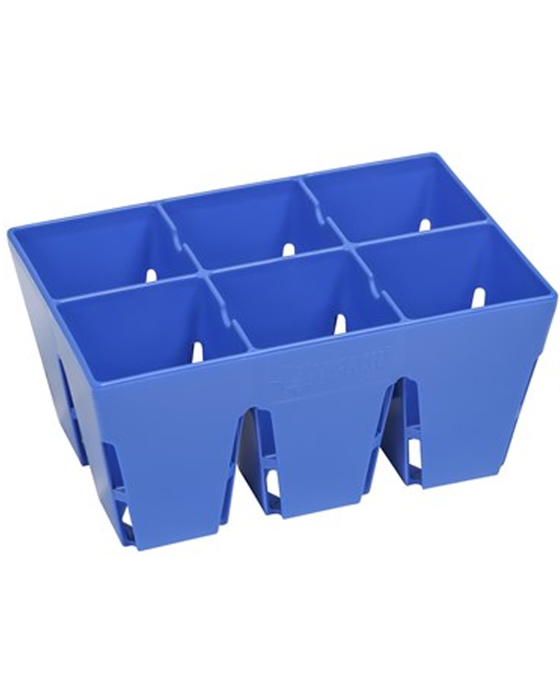 Sunpack 6 Cell Plug Tray Insert Blue