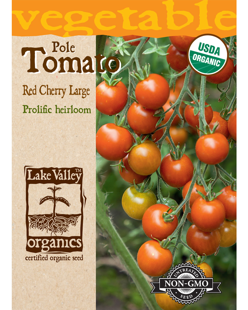 Tomato Red Cherry (Pole) Organic