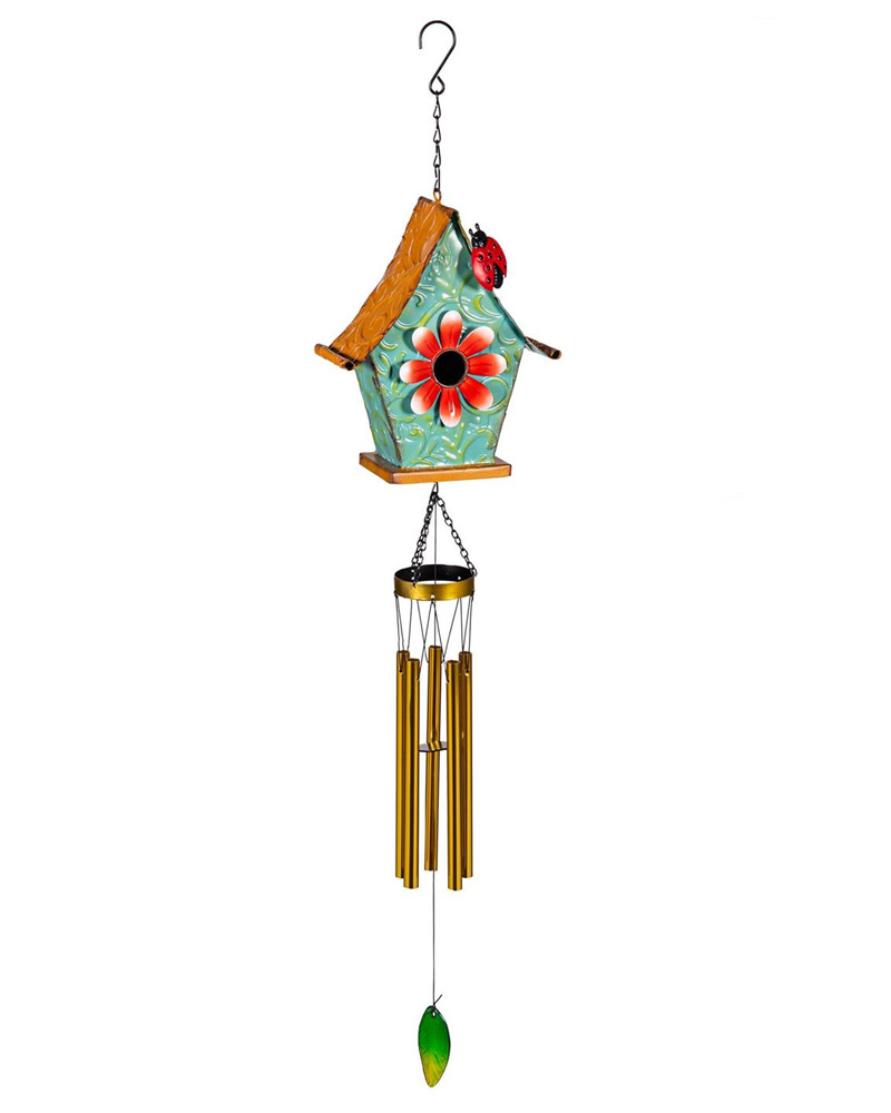 Windchime Birdhouse 34"