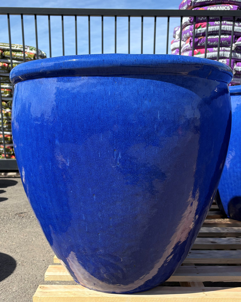 Lipped Water Jar Cobalt Blue 22"