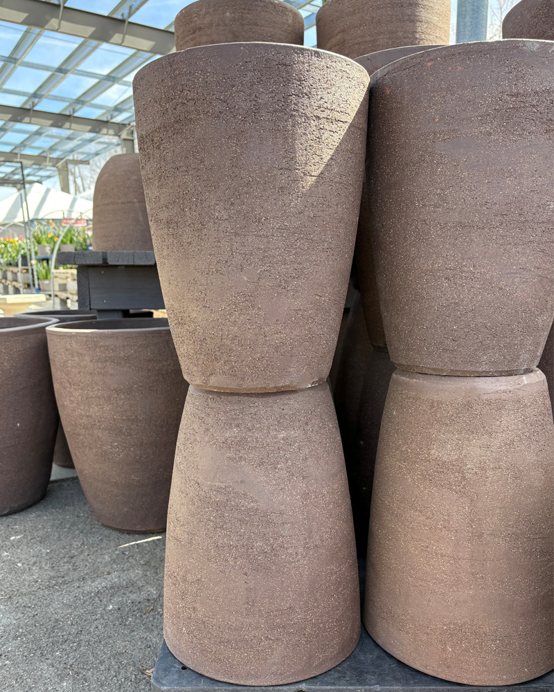 Tall Standard Pot Dark Clay 12"