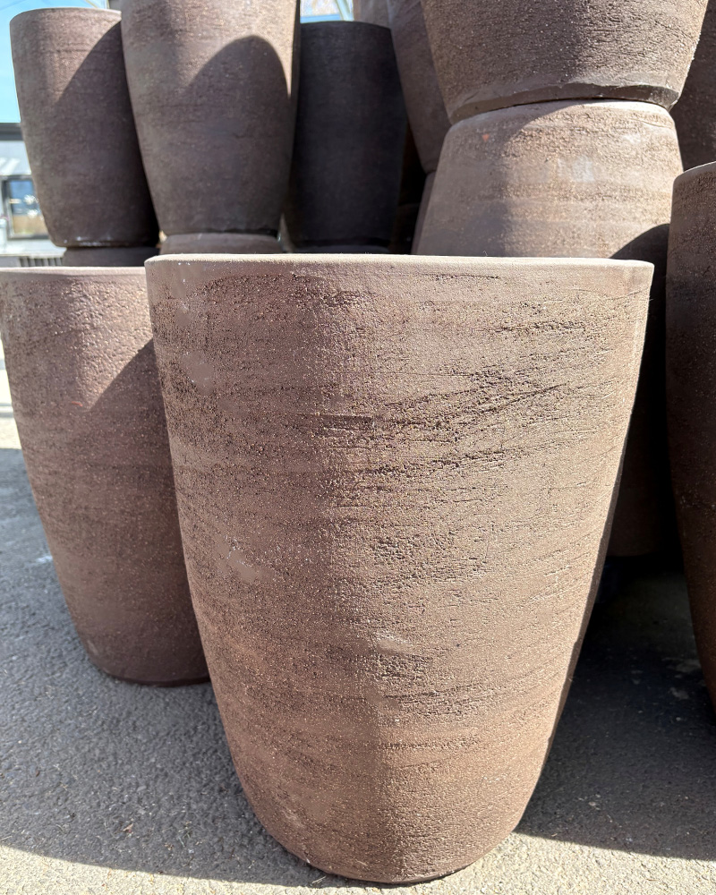 Tall Standard Pot Dark Clay 16"
