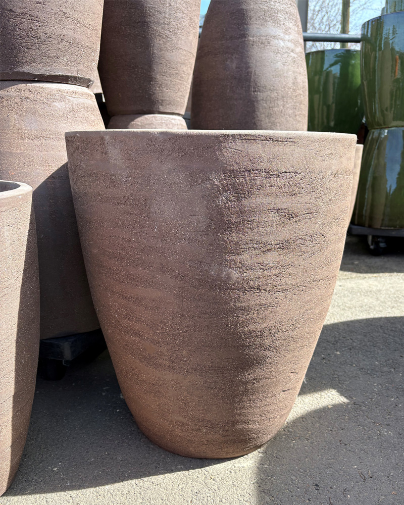 Tall Standard Pot Dark Clay 20"