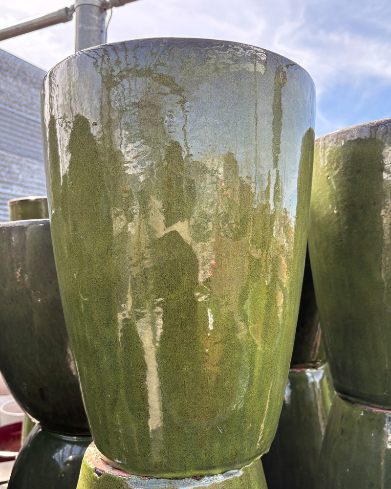 Tall Standard Pot Tropical Green 12"