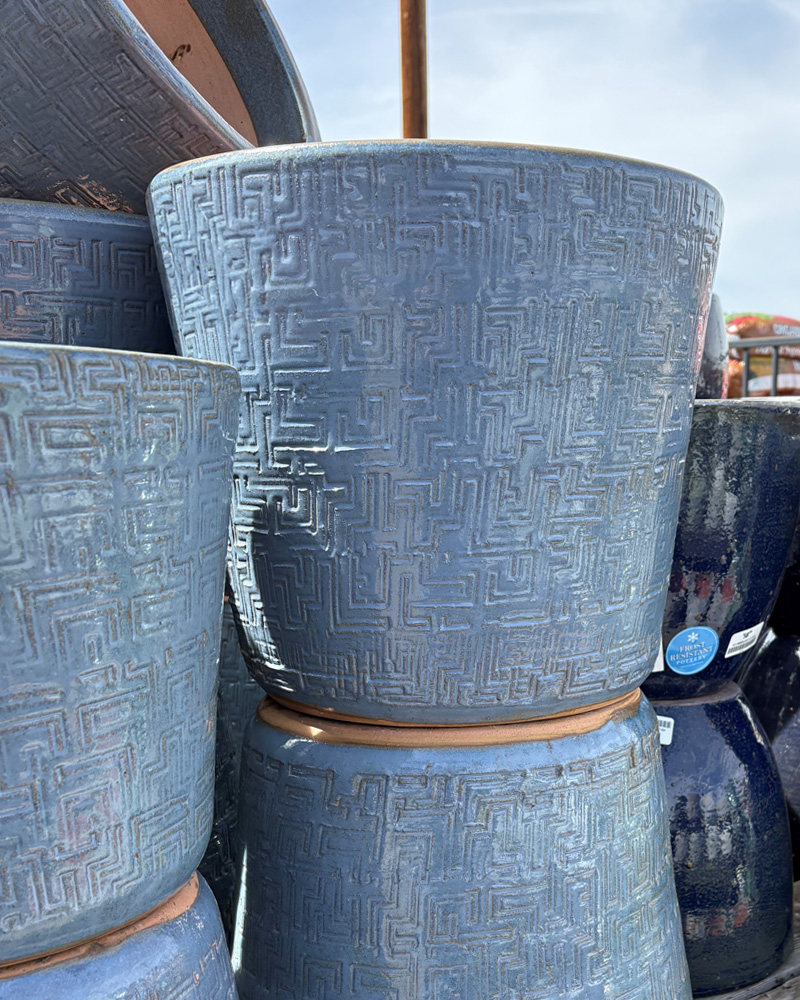 Coffee Pot Rustic Indigo 14.5"