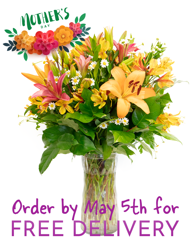 Lovely Lilies Floral Arrangement from $80-$100