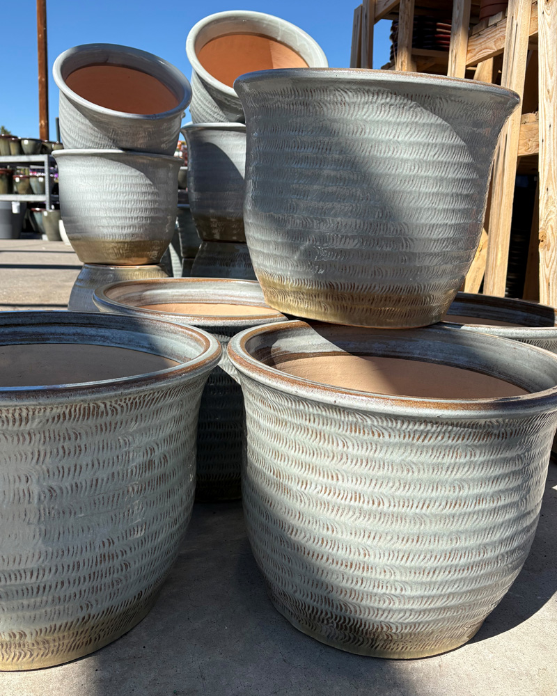 Magnolia Pot Grey Meadow 18.5"