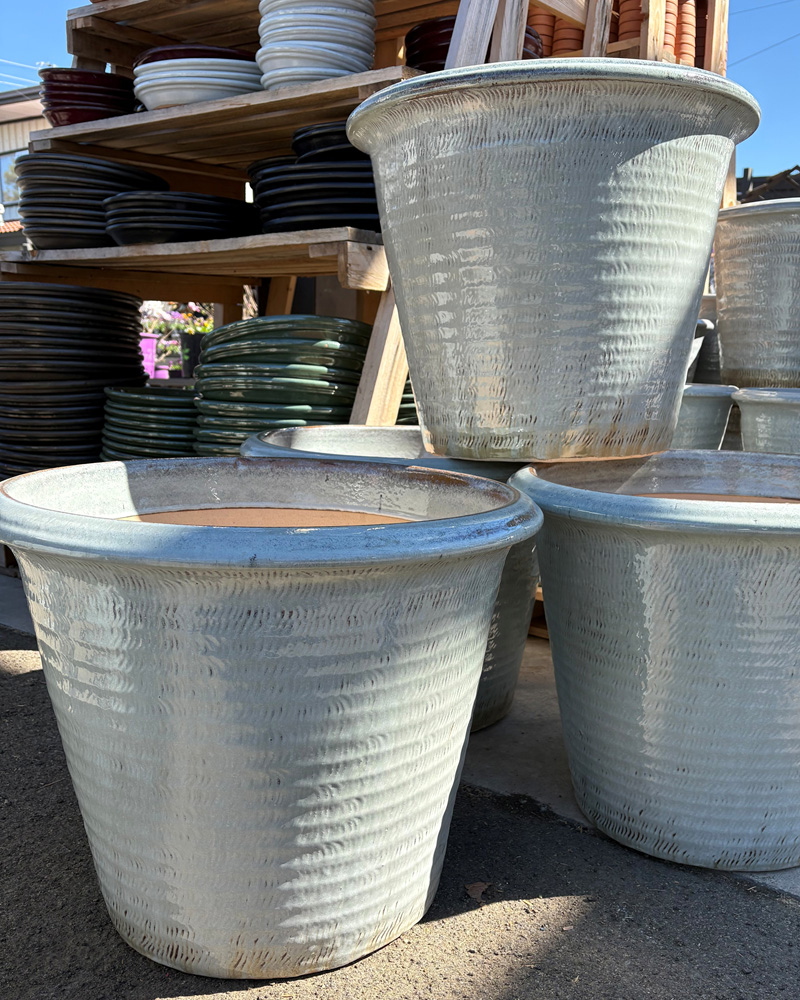 Patricia Pot Grey Meadow 21"