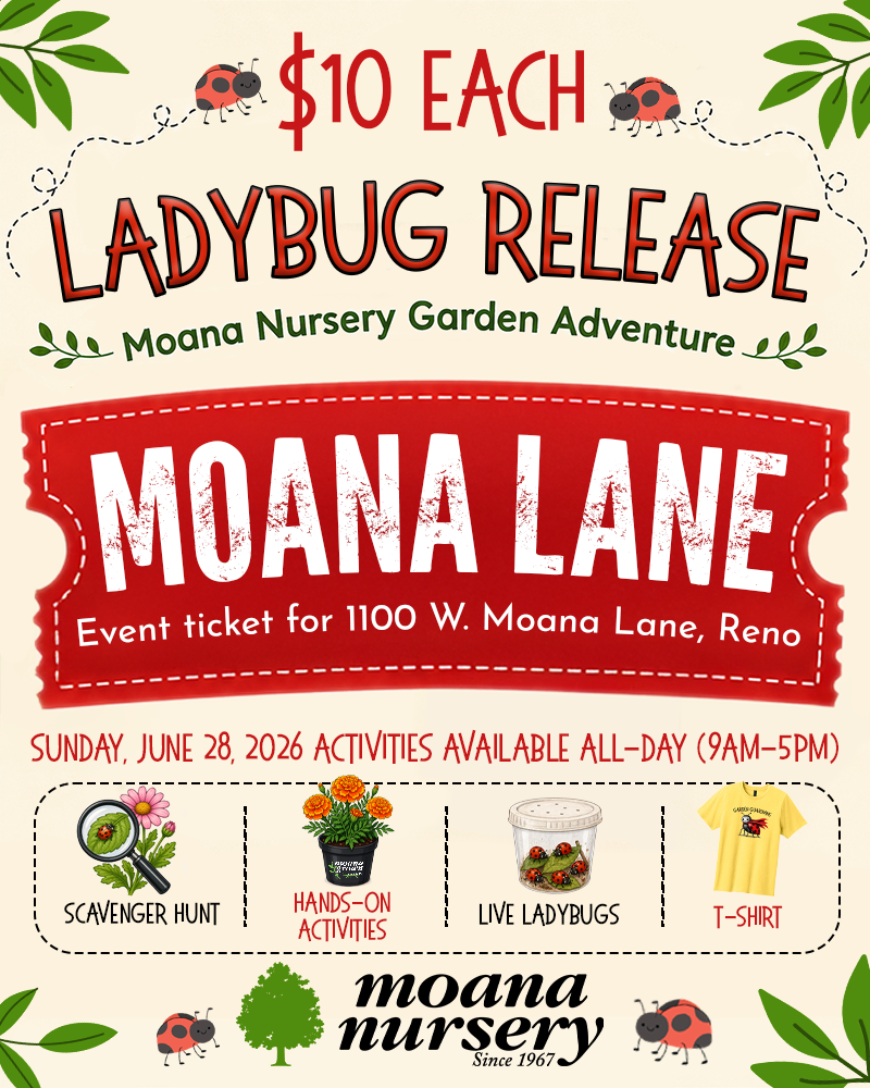 Ladybug Release: Moana Lane Garden Adventure Ticket (1100 W. Moana Lane, Reno)