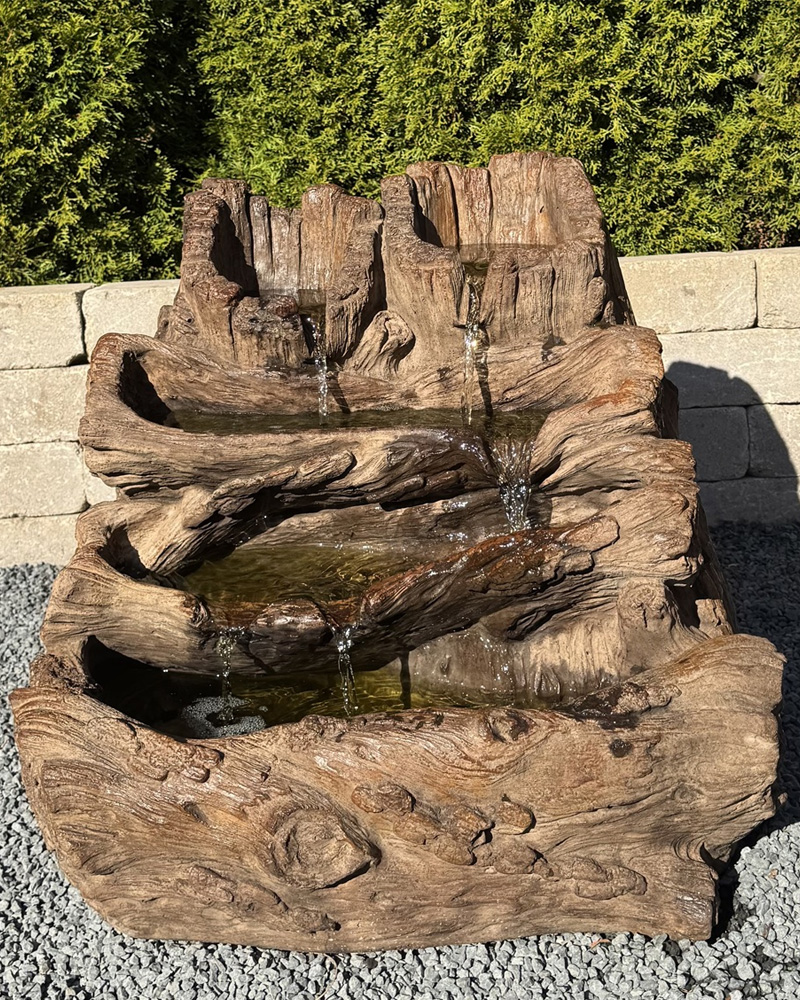 Log Spills Fountain