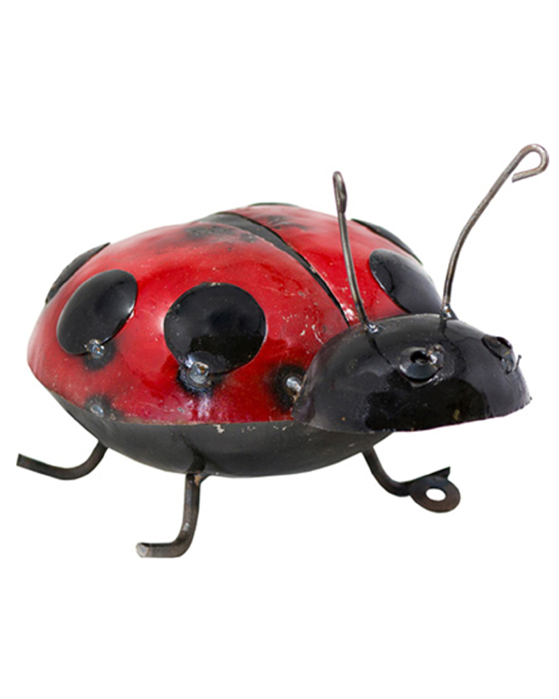 Ladybug Rustic Metal