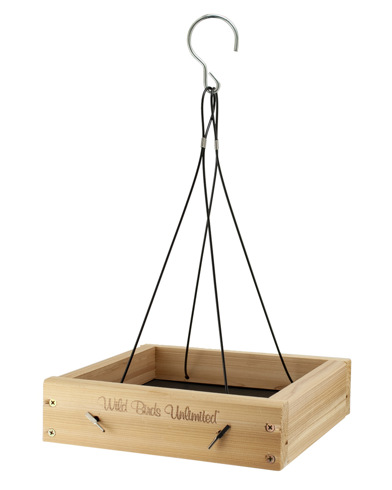 Cedar Wood Tray Feeder