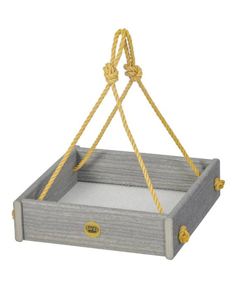 Hanging Tray Feeder Driftwood Grey