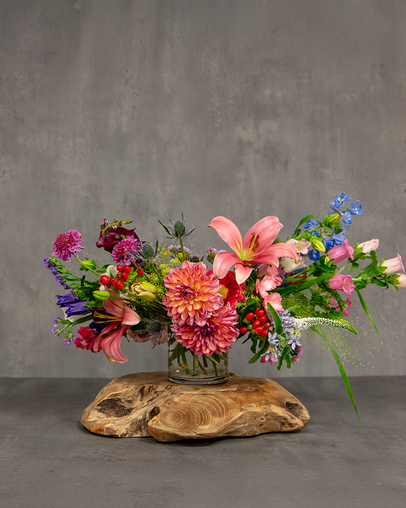 Blushing Blooms Floral Arrangement
