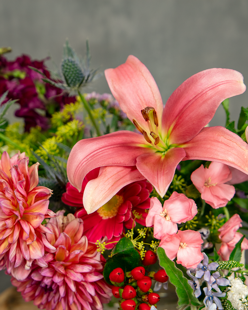 Blushing Blooms Floral Arrangement