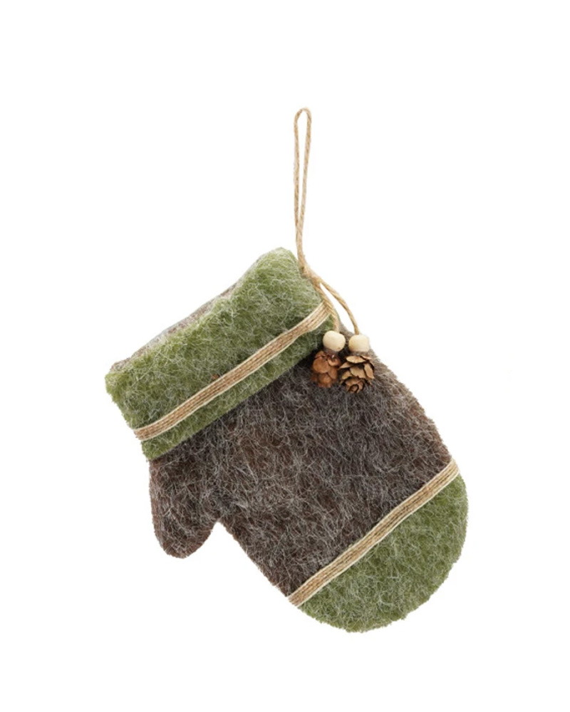 Felt Glove Ornament 6"