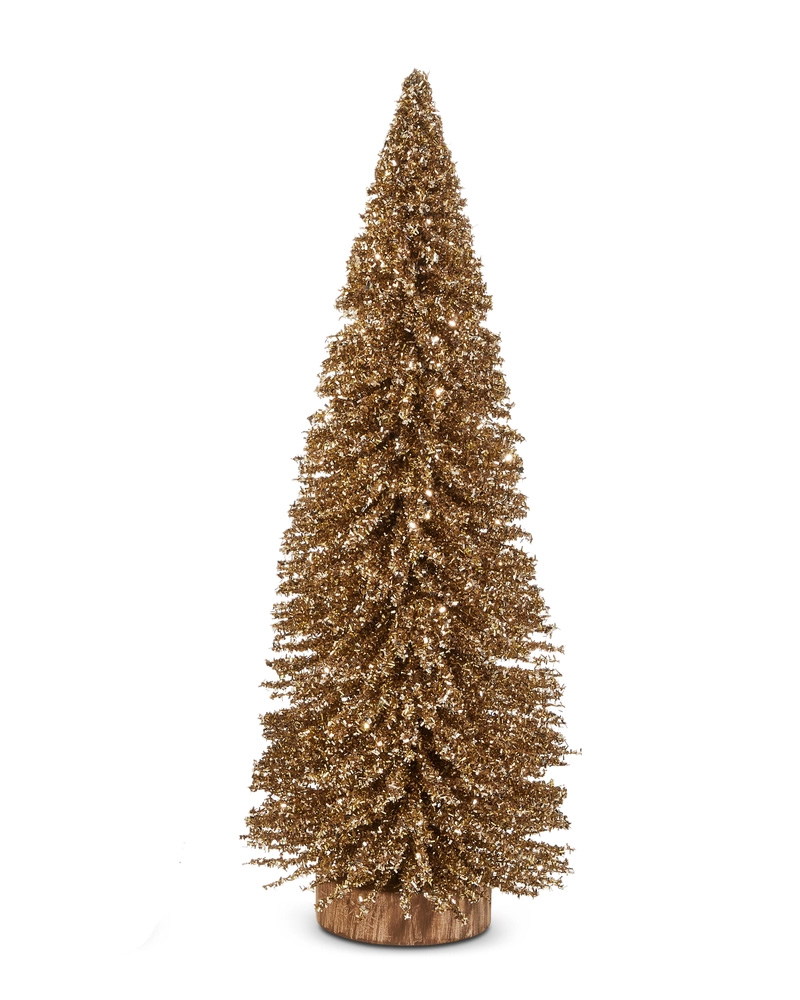 Gold Glittered Tree 18"