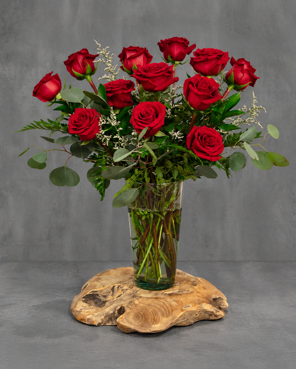Dozen Roses 'Choose Color' Floral Arrangement from $100-$150