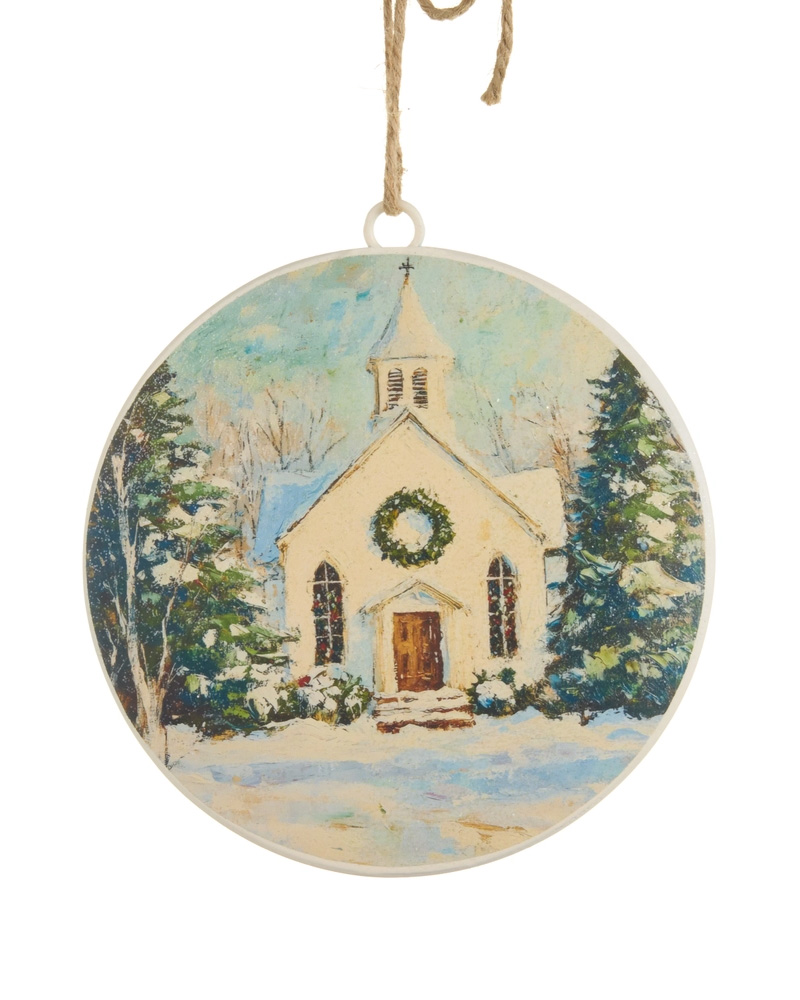 Hymns in the Snow Ornament 6"