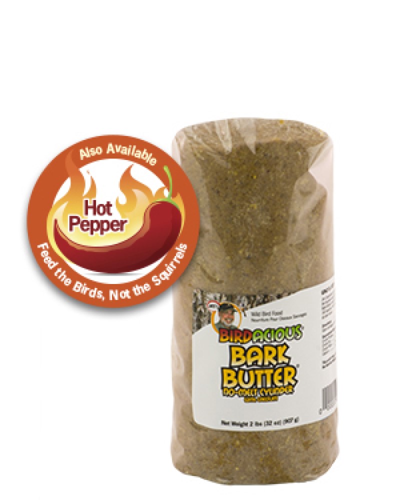 Suet Cylinder Bark Butter Hot Pepper