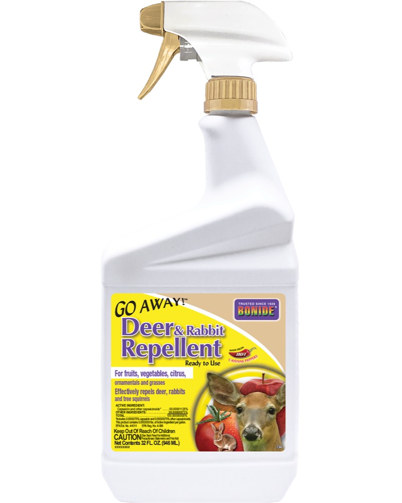 Bonide Go Away! Deer & Rabbit Repellent Ready-To-Use, 32 oz