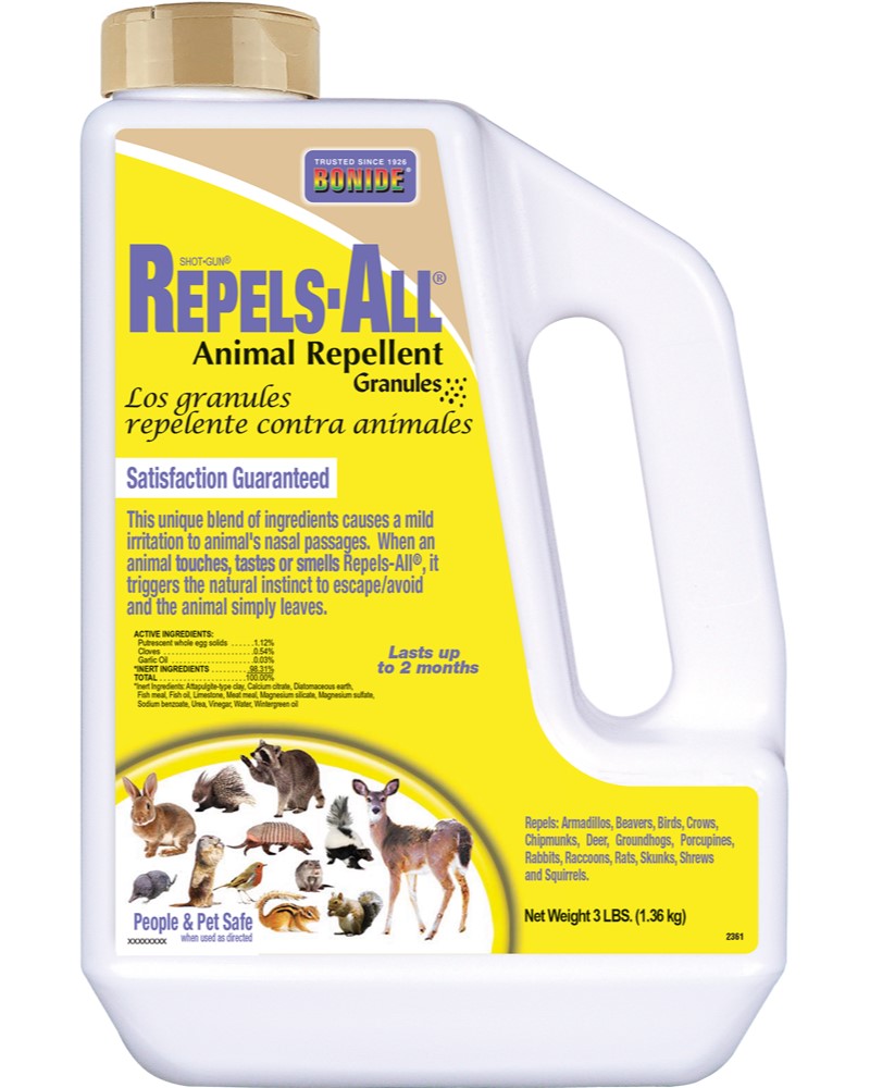 Bonide Repels-All Animal Repellent Granules, 3 lbs