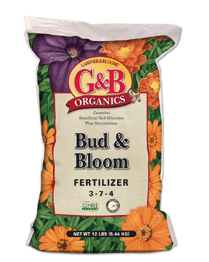 G&B Organics Bud & Bloom Fertilizer (3-7-4) 12lbs.