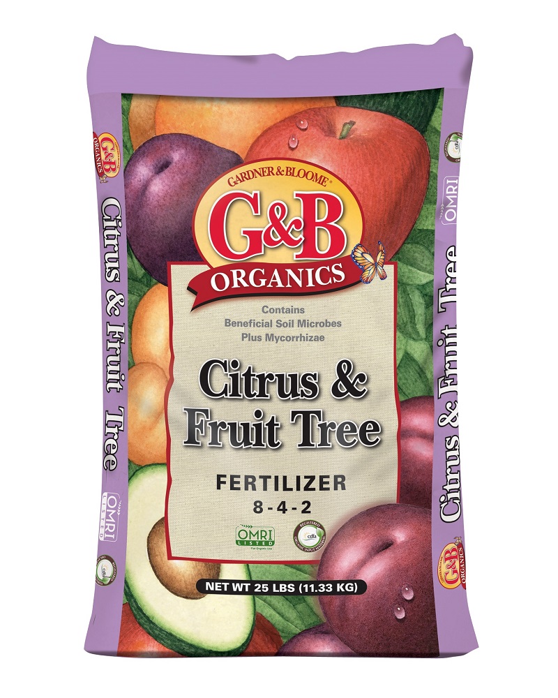 G&B Organics Citrus & Fruit Fertilizer (8-4-2) 25lbs