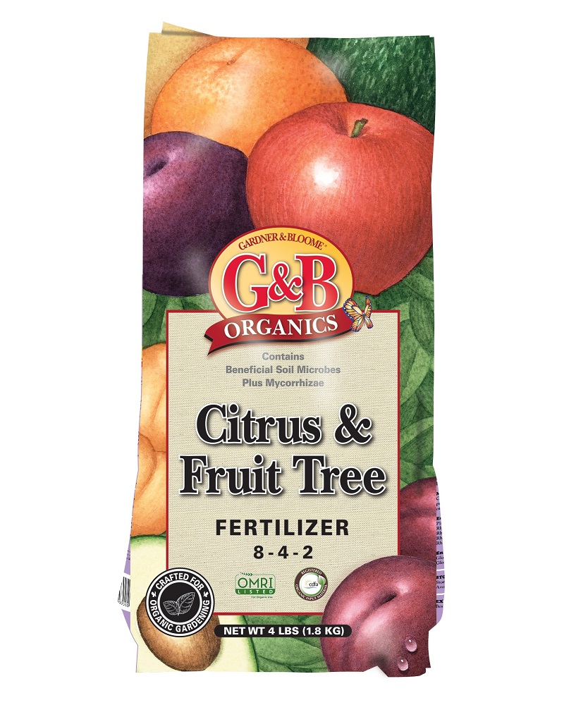 G&B Organics Citrus & Fruit Fertilizer (8-4-2) 4lbs.