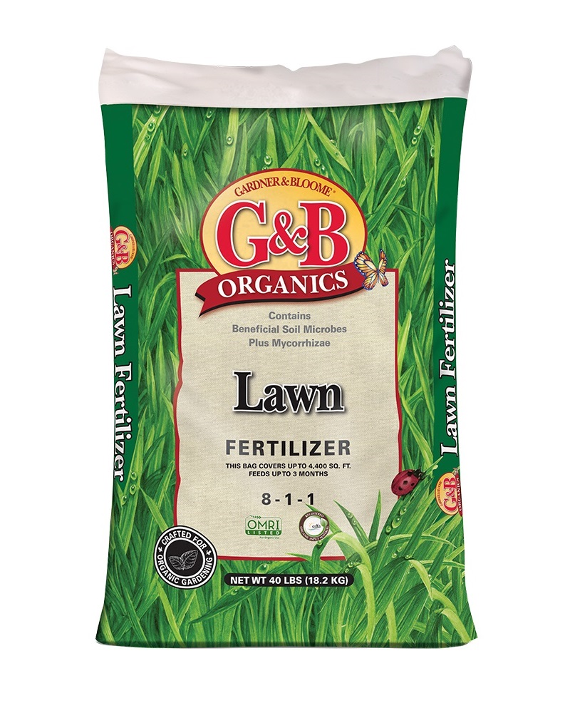 G&B Organics Lawn Fertilizer (8-1-1)  18 lbs bag