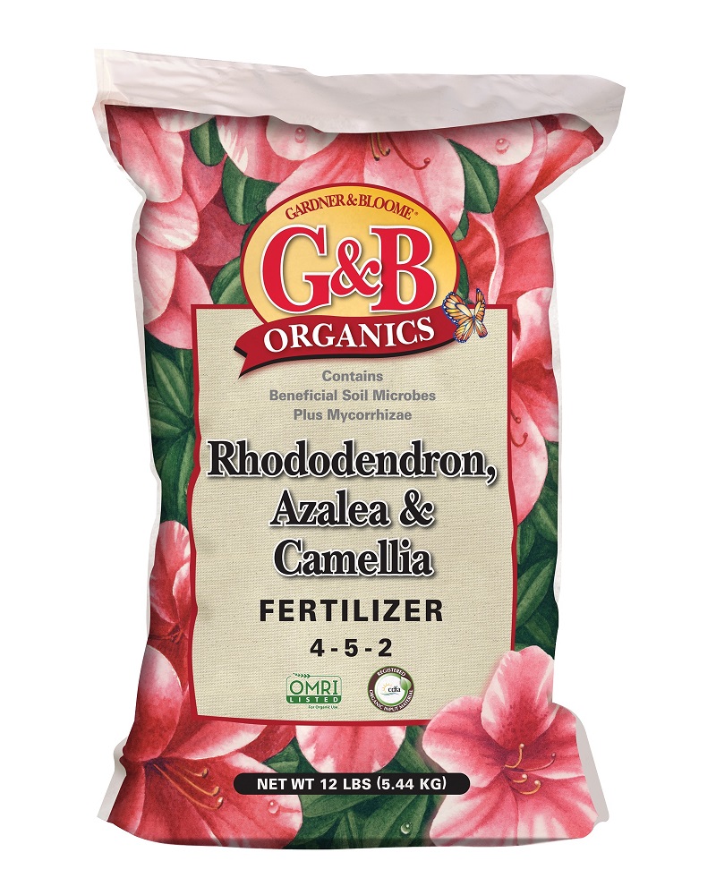 G&B Organics Rhododendron, Azalea & Camellia fertilizer (4-5-2) 12 lbs.