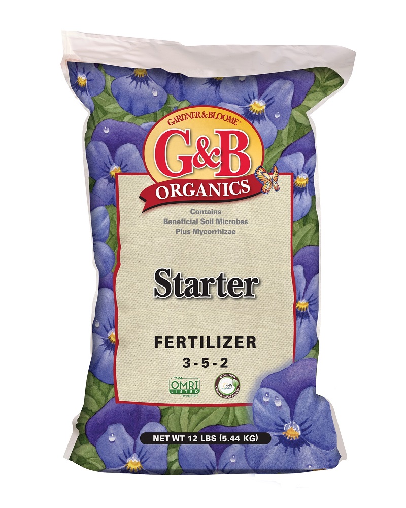 G&B Organics Starter Fertilizer (3-5-2)  12 lbs.