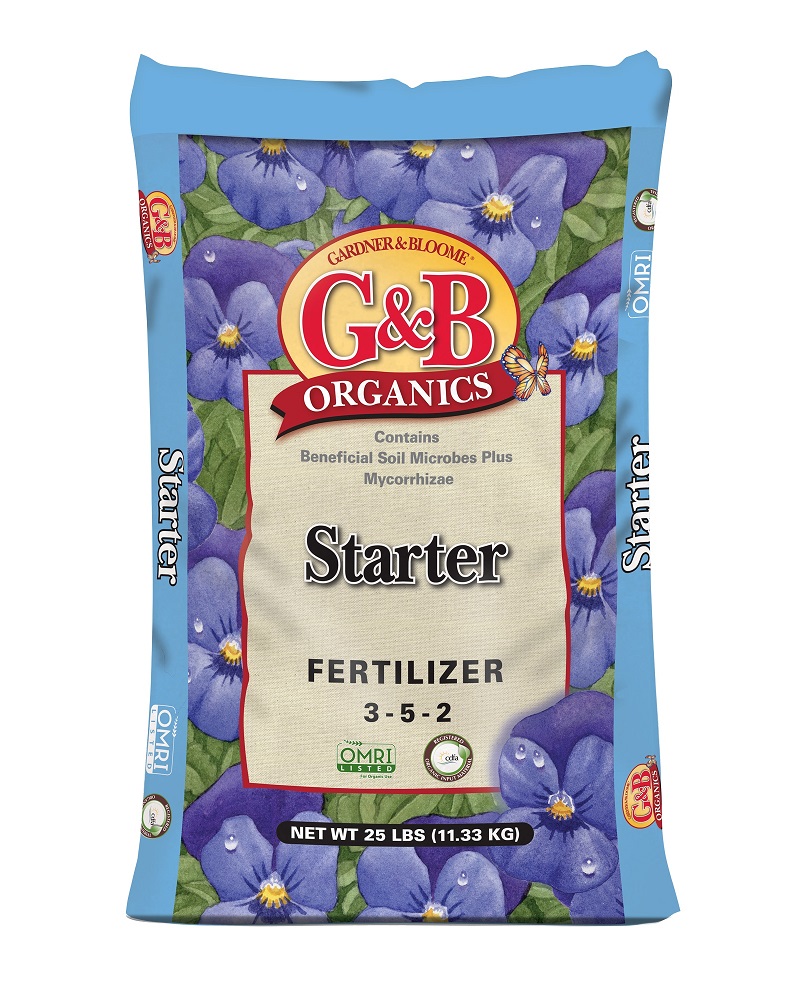 G&B Organics Starter Fertilizer (3-5-2) 25lbs