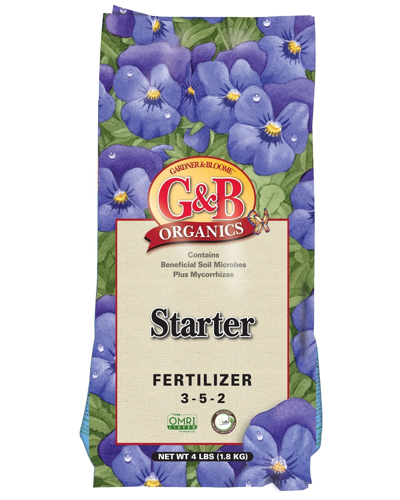 G&B Organics Starter Fertilizer (3-5-2)  4 lbs.