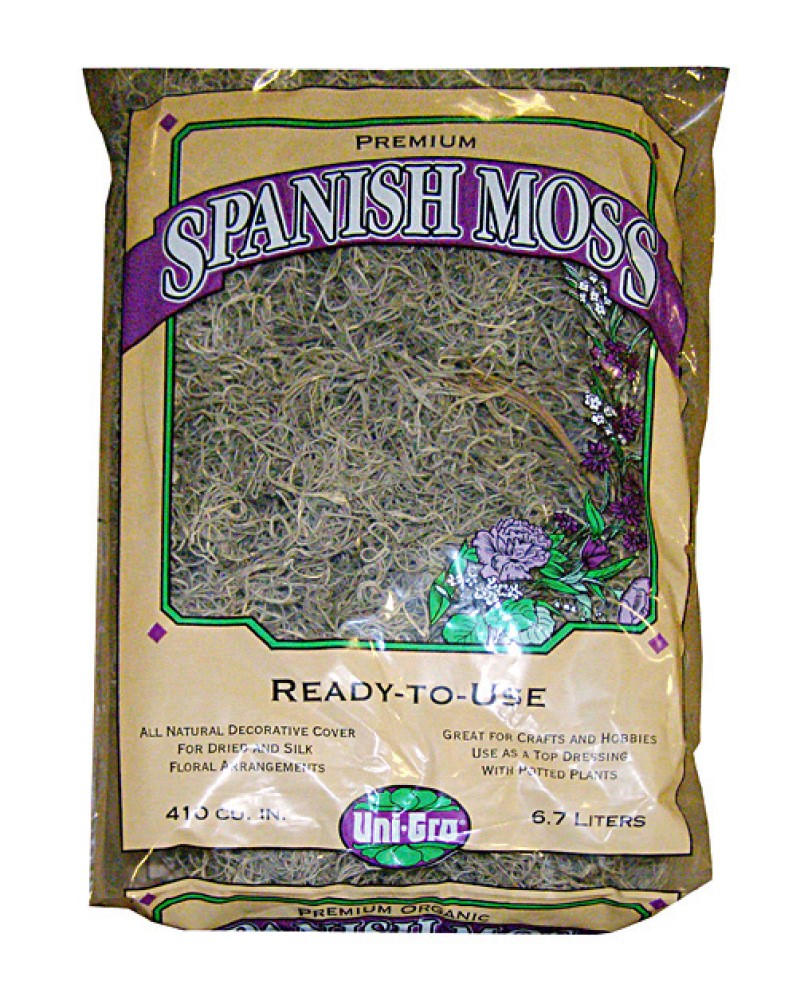 Departments - Uni-Gro Spanish Moss 410 cubic inches