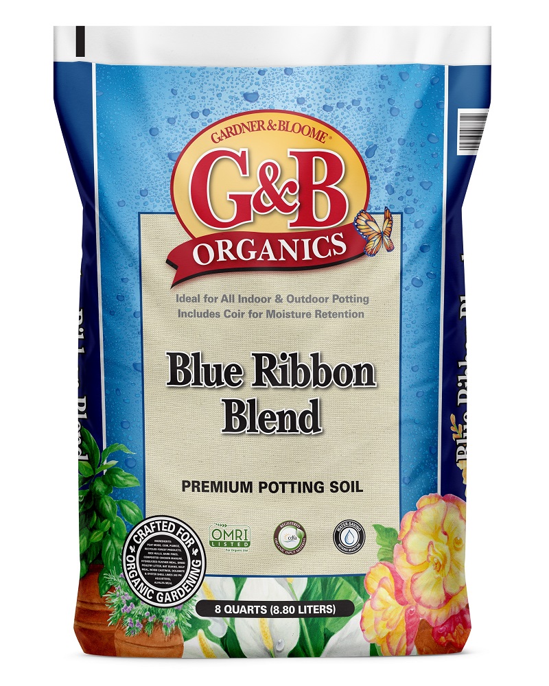 G&B Organics Blue Ribbon Blend Potting Soil 8 qt. bag