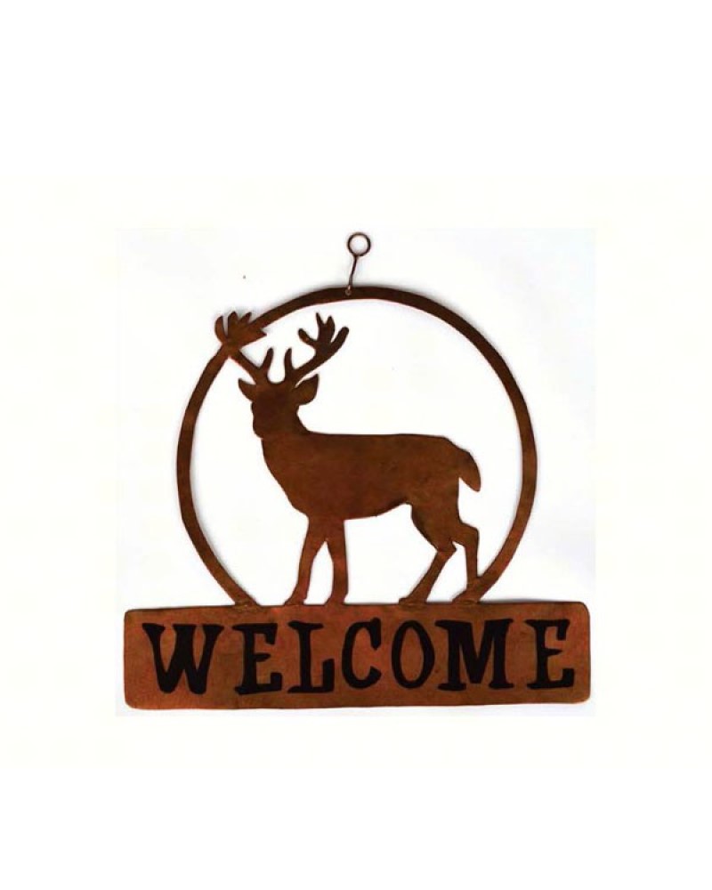 Welcome Sign Deer